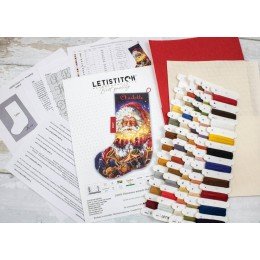 LetiStitch - Christmas miracle stocking