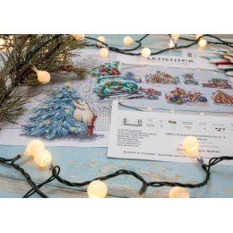 LetiStitch - Kit de adornos navideños 7pcs.