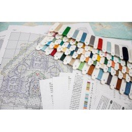 LetiStitch - Kit de adornos navideños 7pcs.