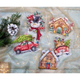 LetiStitch - Kit de juguetes de Navidad 5pcs.