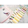 LetiStitch - Tres pollitos con narcisos y huevo