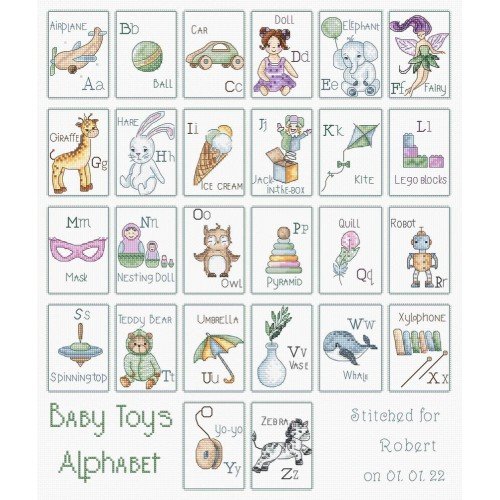 LetiStitch - Baby toys alphabet