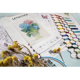 LetiStitch - Hydrangea blooms