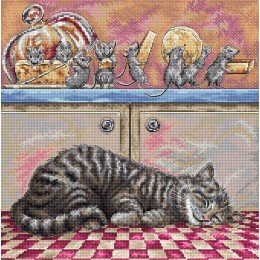 LetiStitch - When the cat sleeps