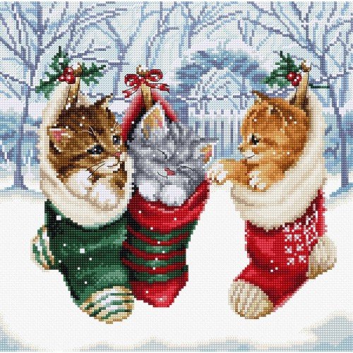 LetiStitch - Snowy kitties