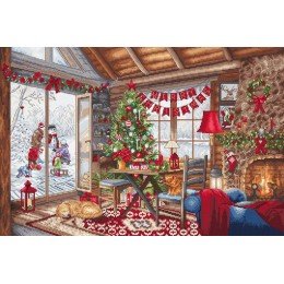 LetiStitch - Christmas Cabin