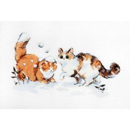 LetiStitch - Winter kitties
