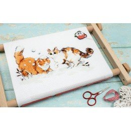 LetiStitch - Winter kitties