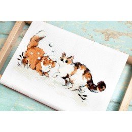 LetiStitch - Winter kitties