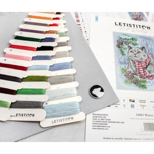 LetiStitch - Gato de invierno