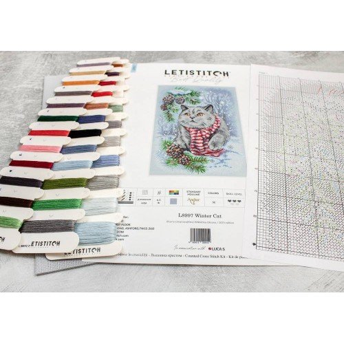 LetiStitch - Gato de invierno