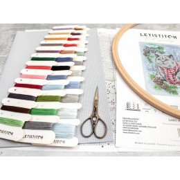 LetiStitch - Winter cat