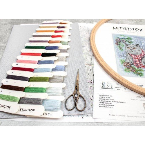 LetiStitch - Gato de invierno