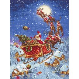 LetiStitch - The reindeer on their way!