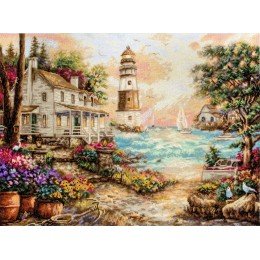 LetiStitch - Cottage by the sea