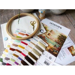 LetiStitch - Cottage by the sea