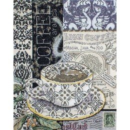 LetiStitch - Lion coffee