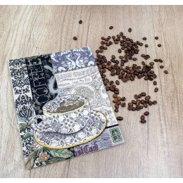 LetiStitch - Lion coffee