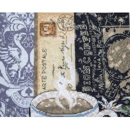 LetiStitch - Lion coffee