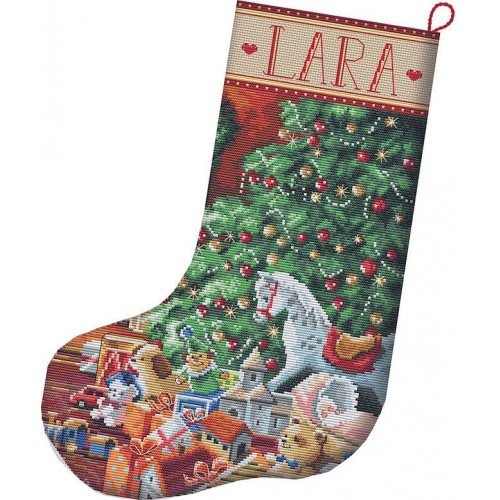 LetiStitch - Calcetín de Navidad