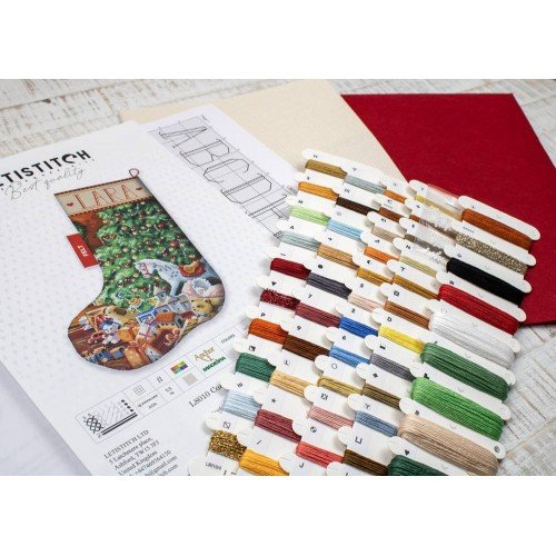 LetiStitch - Calcetín de Navidad