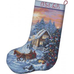 LetiStitch - Christmas eve stocking