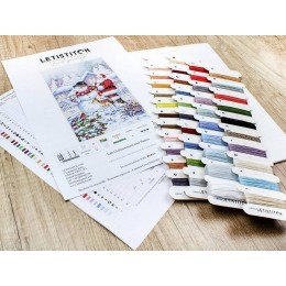 LetiStitch - Snowman and Santa