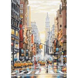 LetiStitch - Sunset on 5th avenue