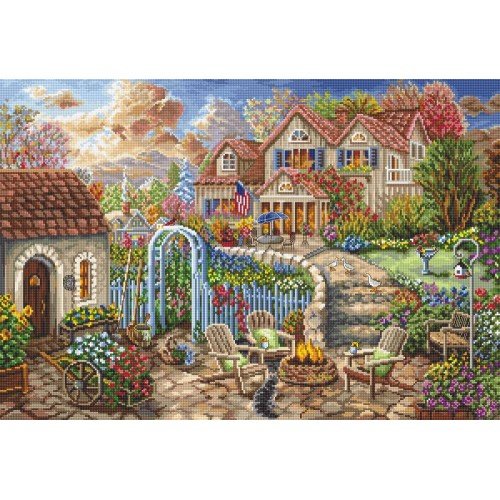 LetiStitch - Backyard retreat