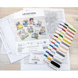 LetiStitch - Adornos de Pascua 8pcs.