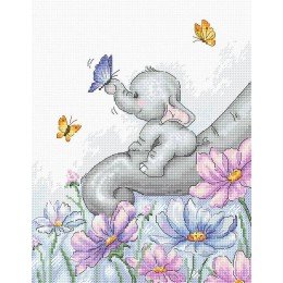 Luca-S - Elephant with butterfly