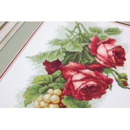 Luca-S - Red roses and grapes