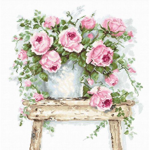 Luca-S - Flowers on a stool