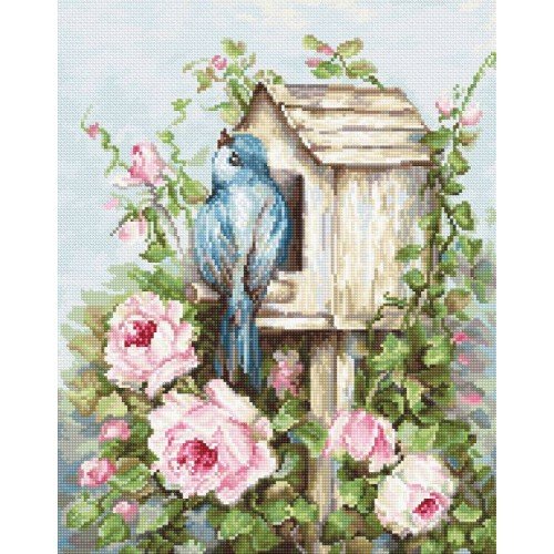 Luca-S - Casa para pájaros y rosas