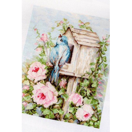 Luca-S - Casa para pájaros y rosas