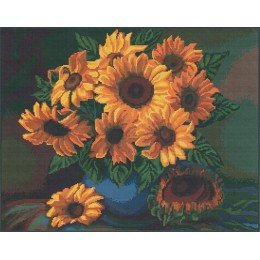 Luca-S - Vase with sunflowers