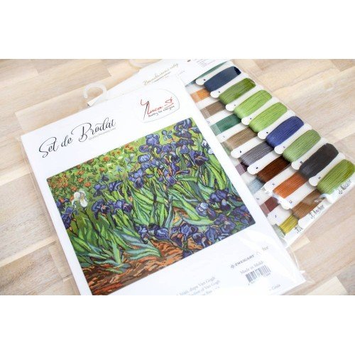 Luca-S - Irises, reproduction of Van Gogh