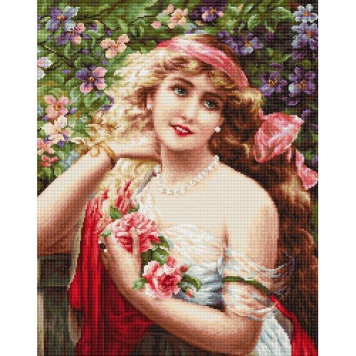 Luca-S - Young lady with roses