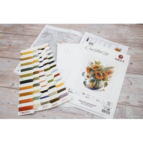 Luca-S - Vase with sunflowers