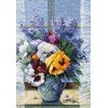 Luca-S - Bouquet with pansies