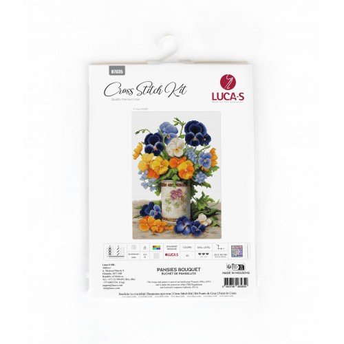 Luca-S - Pansies Bouquet