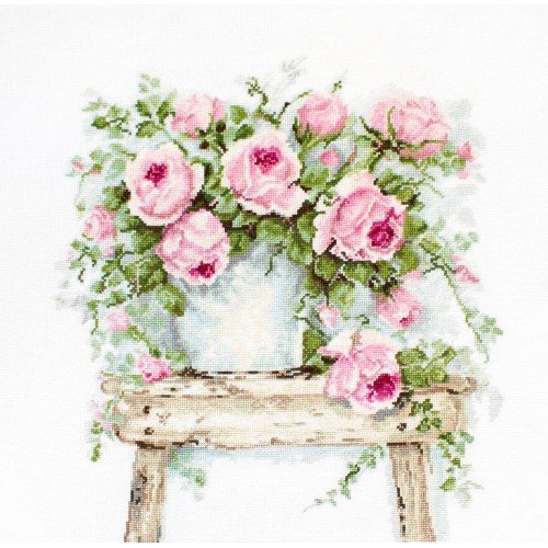 Luca-S - Flowers on a stool