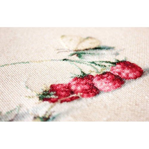 Luca-S - Raspberries with butterfly