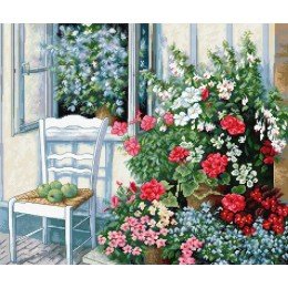 Luca-S - Terraza con flores