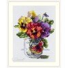 Merejka - Pansies and Butterfly