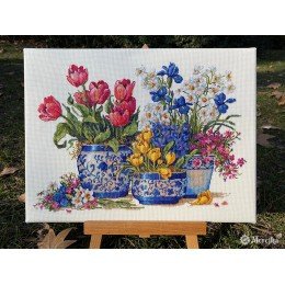 Merejka - Spring Garden in Blue