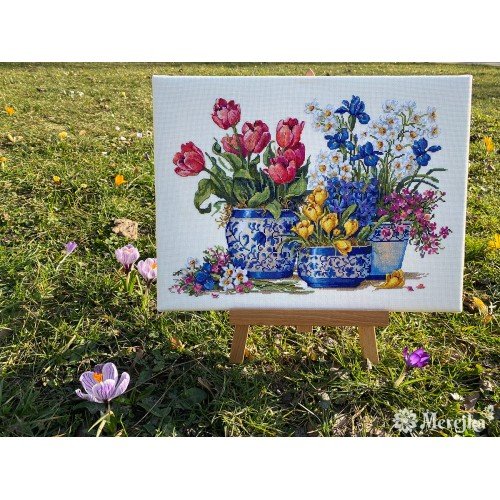 Merejka - Spring Garden in Blue