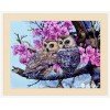 Merejka - Two Owls in Spring Blossom