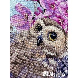 Merejka - Two Owls in Spring Blossom