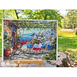 Merejka - Santorini. View from Terrace